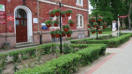 Dekoracje poszły w... górę. Nowe donice przed urzędem