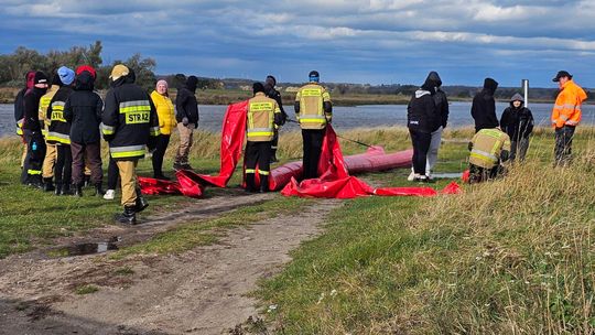 Gmina Cedynia wzmacnia odporność. Strażacy i mieszkańcy ćwiczyli scenariusz powodzi i blackoutu