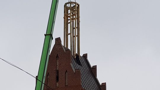 Hełm ponownie zwieńczy wieżę cedyńskiego kościoła