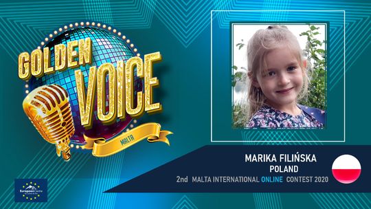 Marika Filińska w Golden Voice Malta 2020