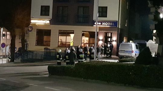 Musieli ewakuować gości z hotelu i restauracji