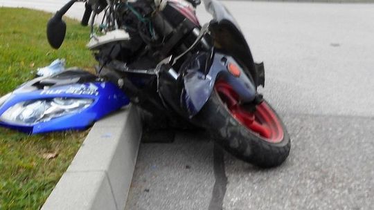 Najechał na niego bus