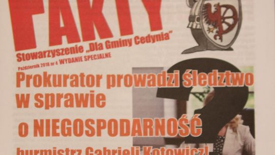 Ostra przedwyborcza gazeta stowarzyszenia