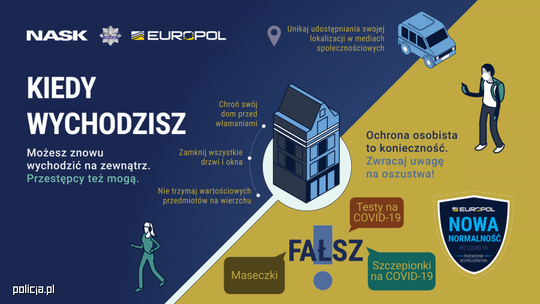 Policja ostrzega przed cyberprzestępcami w świecie z COVID-19