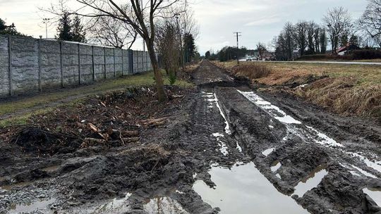 Rozpoczęcie prac przy budowie ścieżki rowerowej z Góralic w kierunku miejscowości Rów
