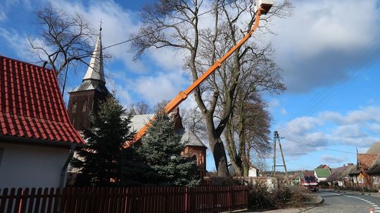 Ruchem kierował sam sołtys