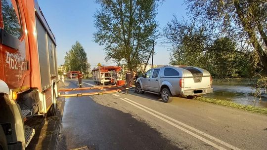 Strażacy z Gryfina uczestniczą w akcji przeciwpowodziowej na południu Polski