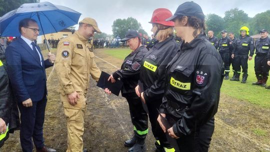 Strażaczki i strażacy rywalizowali o miejsca na podium