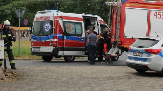 Uderzył w słup. Karetka odwiozła go do niemieckiego szpitala