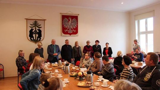 Uroczyste spotkanie świąteczne dla poszkodowanych w wyniku pożaru w Mieszkowicach