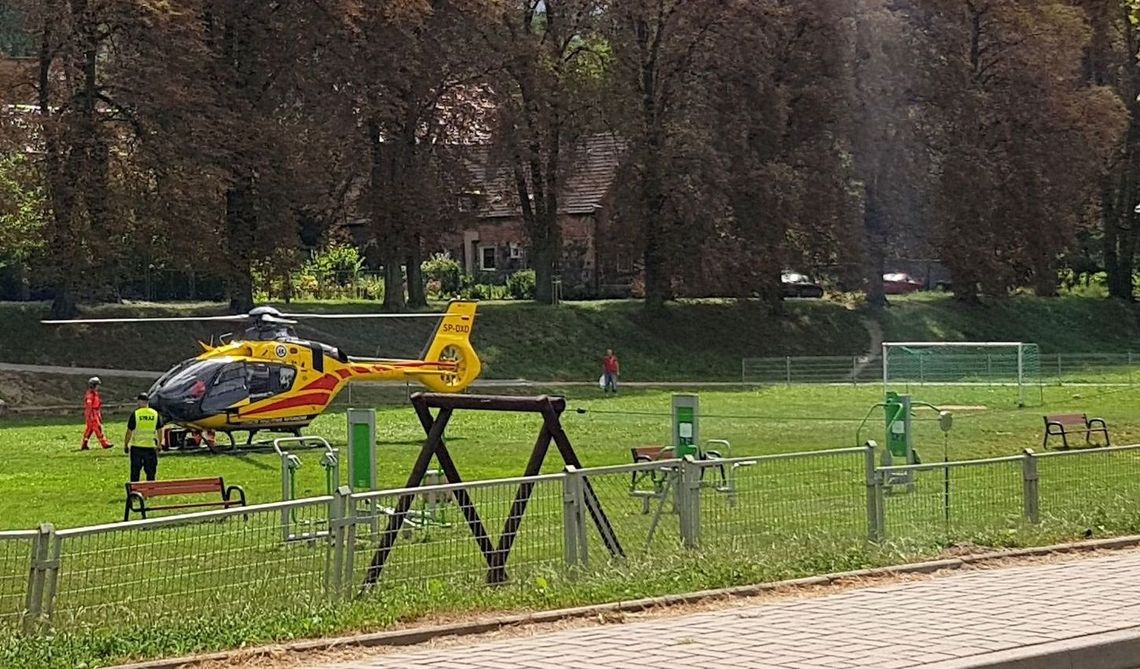 Dlaczego w Cedyni wylądował helikopter Dlaczego w Cedyni wylądował helikopter