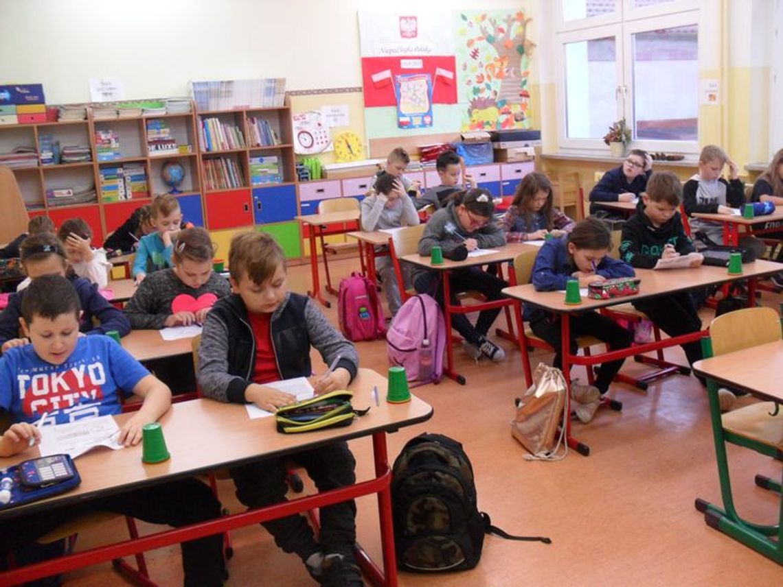 Dwa konkursy matematyczne w Szkole Podstawowej nr 2 w Chojnie