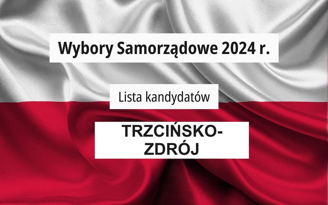 Gdzie i na kogo będziemy głosować w Trzcińsku-Zdroju