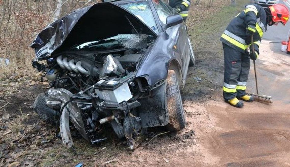 Groźny wypadek na trasie Osinów - Mieszkowice