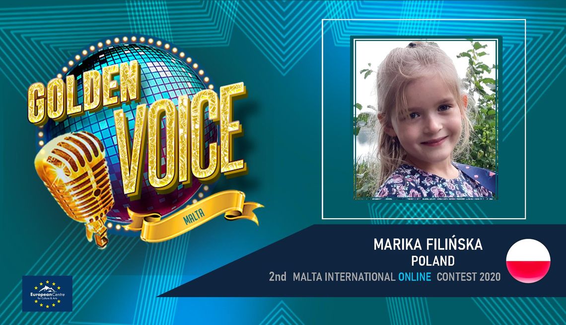 Marika Filińska w Golden Voice Malta 2020