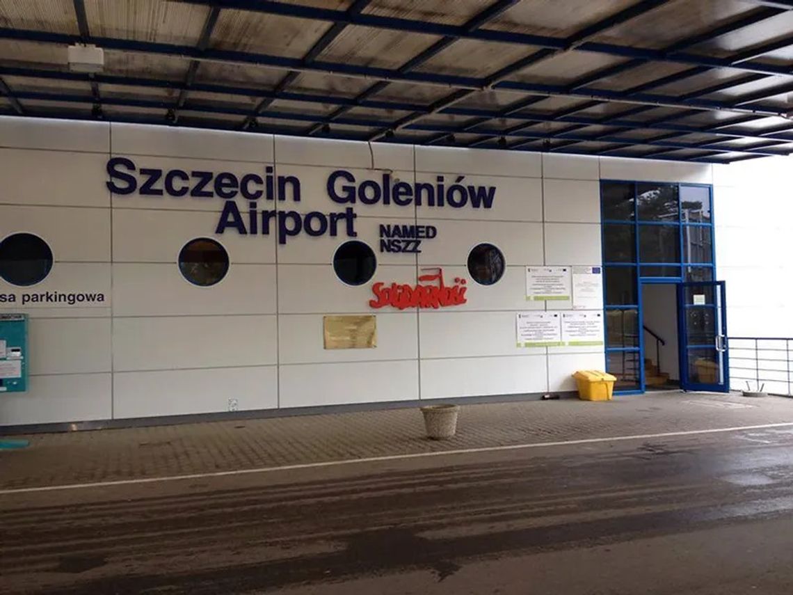 Na lotnisku w Szczecinie Goleniowie, doszło do interwencji funkcjonariuszy Straży Granicznej