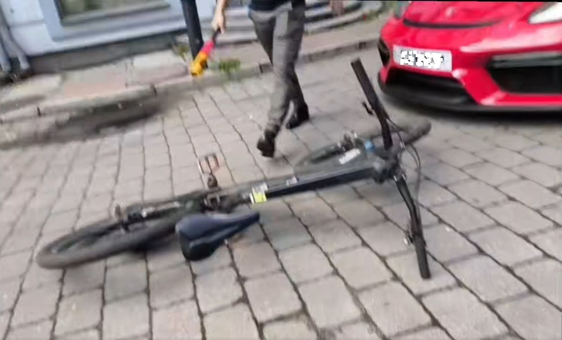 Nagranie, które pojawiło się w mediach społecznościowych, ukazuje sytuację, która niemal doprowadziła do tragedii