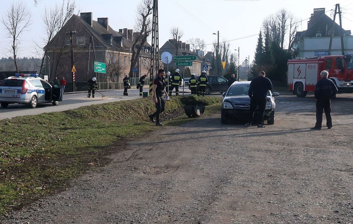 Nie ustąpił pierwszeństwa i doszło do zderzenia 