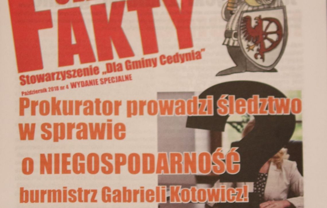 Ostra przedwyborcza gazeta stowarzyszenia