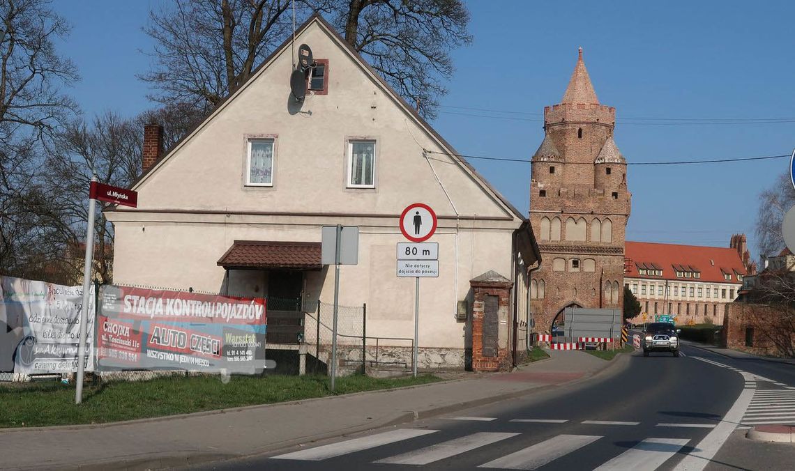 Przy tej ulicy ukradł butlę z gazem