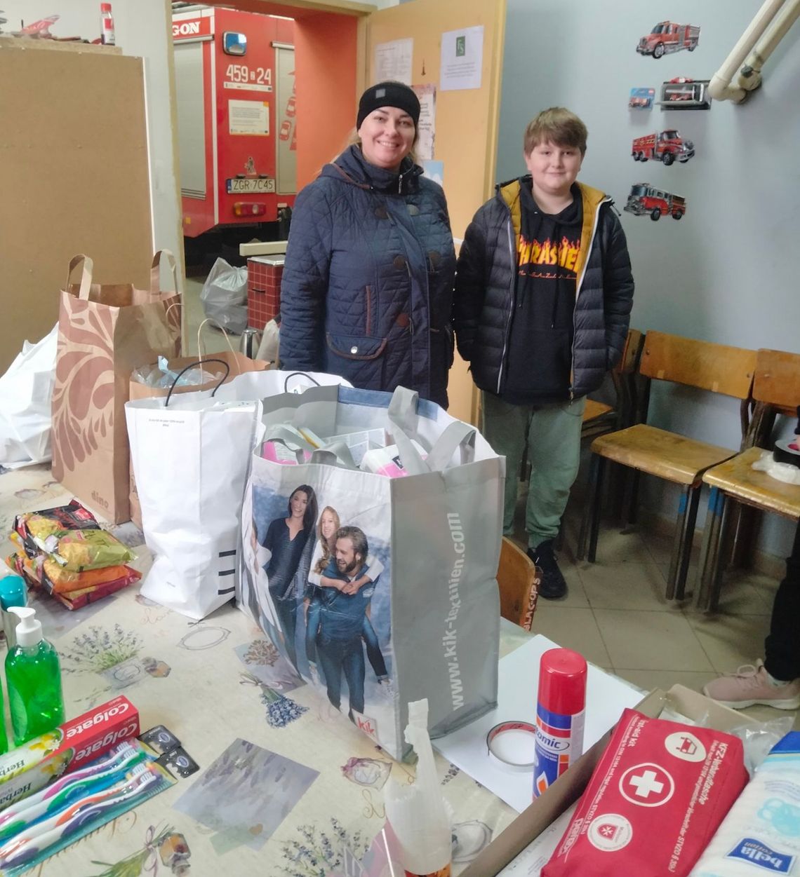 Przyjmowanie uchodźców, zbiórka darów. Gmina Cedynia dla Ukrainy 