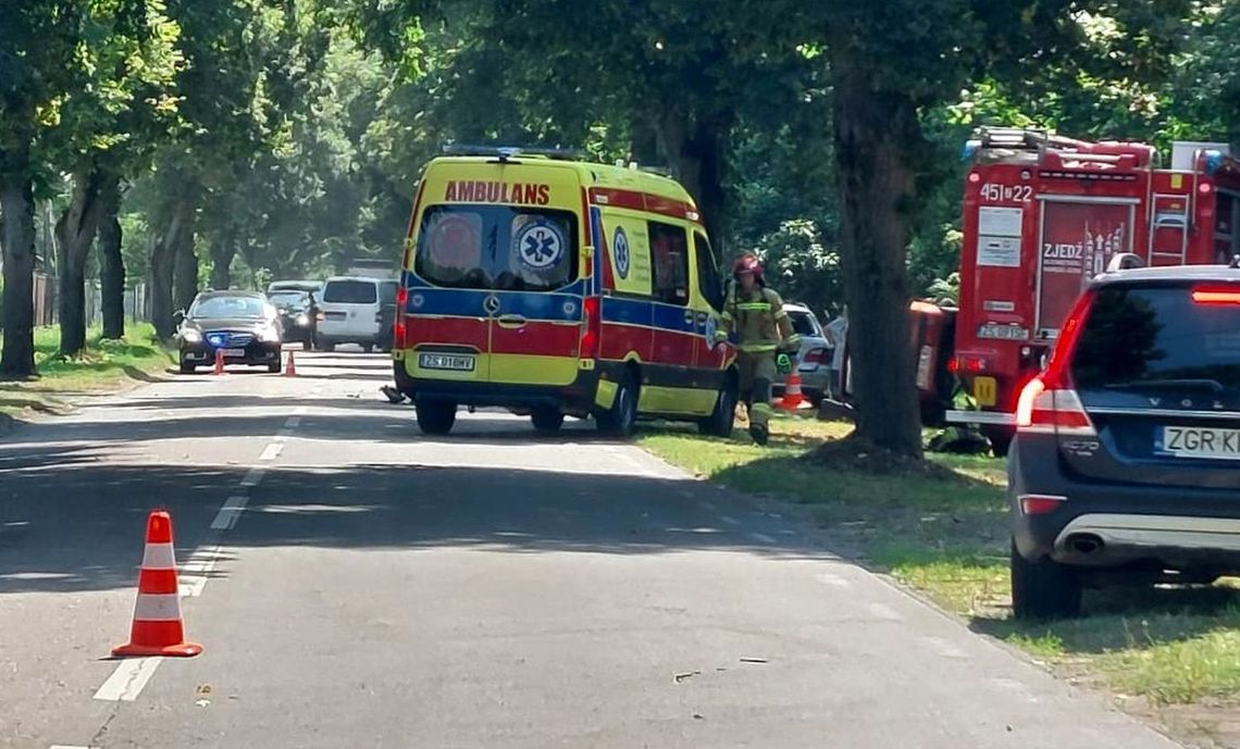 Do wypadku doszło podczas kontroli drogowej