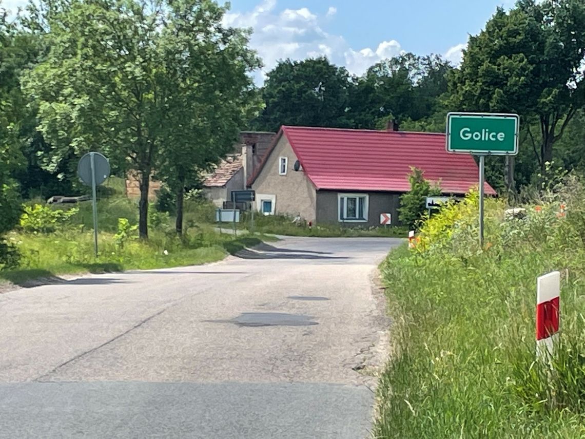 Zamknięcie drogi wojewódzkiej nr 125 w miejscowości Golice.