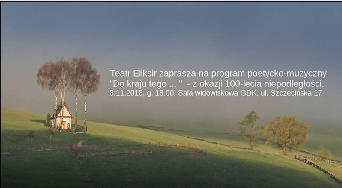 Zapraszają na program poetycko-muzyczny Teatru Eliksir