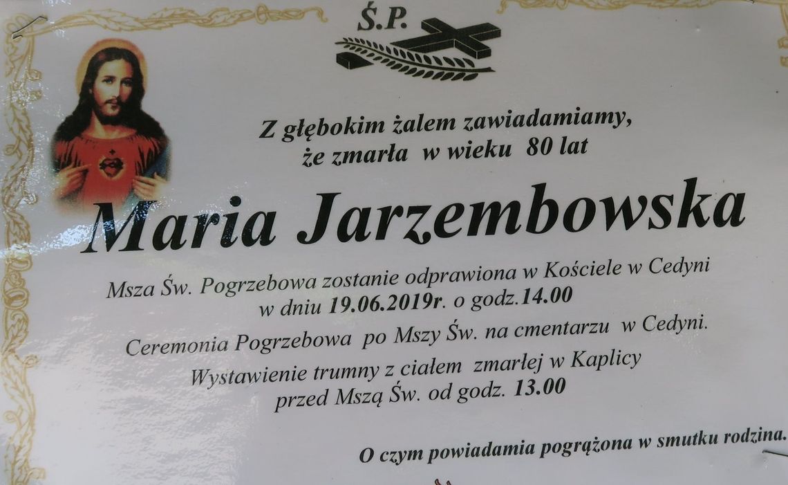 Zmarła była radna. W środę pogrzeb