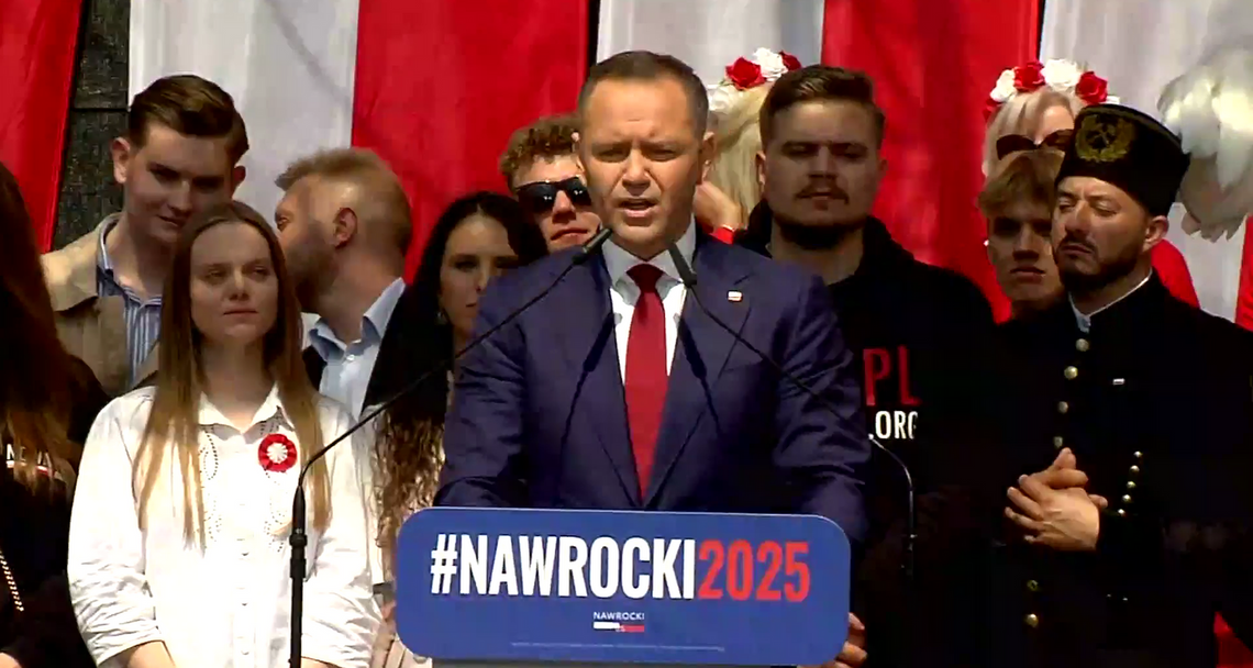 Marsz poparcia dla kandydata Karola Nawrockiego [FOTO]